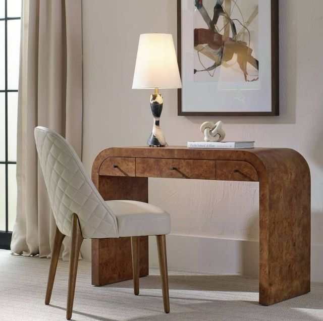Uttermost® Marcela Black/White Buffet Lamp with Antique Brass Accent-1