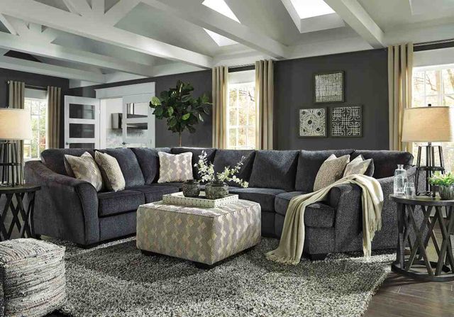 Signature Design by Ashley® Eltmann 2-Piece Slate Living Room Seating Set-3