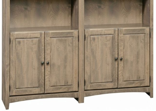 Archbold Furniture Customizable Alder 48" x 84" Bookcase with Doors-1