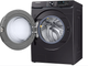 Samsung 5.8 Cu.Ft. Black Stainless Steel Front Load Washer-2