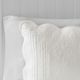 Olliix by Madison Park White King/California King Tuscany 3 Piece Reversible Scalloped Edge Coverlet Set-2