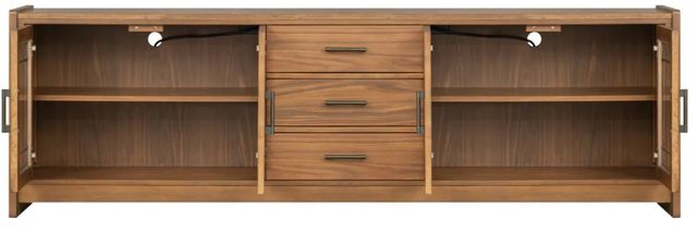 Flexsteel® Lincoln Walnut Large Entertainment Console-3