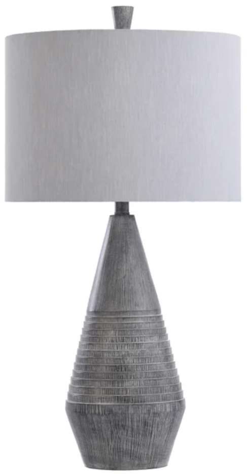 Stylecraft Bulwell Grey/Light Gray Table Lamp-0