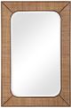 Uttermost® Tahiti Warm Maple Stain Rattan Mirror-0