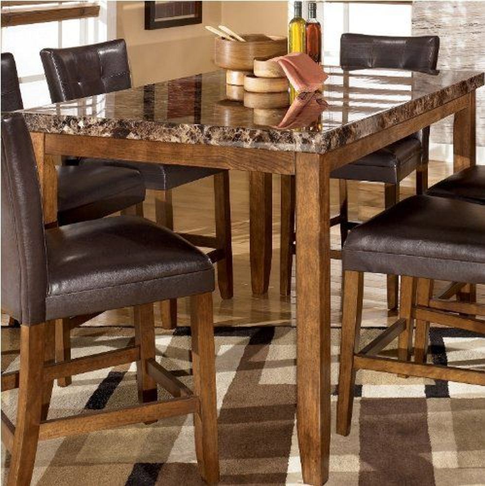 Signature Design by Ashley Lacey Medium Brown Dining Table Roby s Furniture Appliance