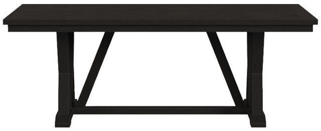 Flexsteel® Lattice Ebony Rectangular Dining Table-1