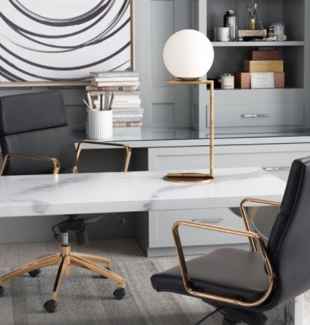 Zuo® Modern Belair  Brass Table Lamp-2