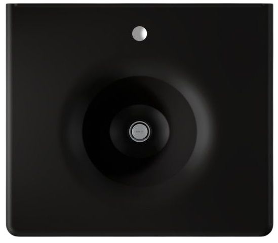 Kohler Iron/Impressions® Black 25" Enameled Cast Iron Vanity Top with Integrated Round Sink-1