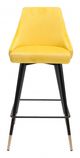 Zuo® Piccolo Yellow Counter Chair-1