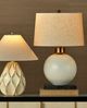 Currey & Company Olano Metallic Gold/White Table Lamp-4