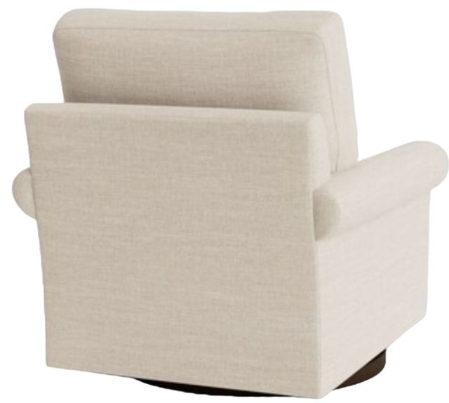 Bassett® Furniture Customizable Benchmade Premier Roll Arm Swivel Chair-3