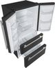 FORNO® Espresso Moena 36" 19.2 Cu. Ft. Black French Door Refrigerator-3