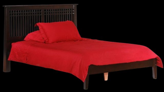 Night & Day Furniture™ Spices Bedroom P-Series Solstice Dark Chocolate Queen Panel Bed-0