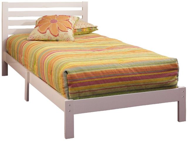 HH2 Home Aiden White Twin Youth Platform Bed-0