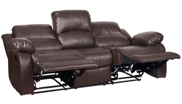 Homelegance® Cranley Brown Double Manual Reclining Sofa-2
