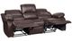 Homelegance® Cranley Brown Double Manual Reclining Sofa-2