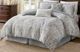 Olliix by Harbor House 6 Piece Grey Full Hallie Cotton Comforter Set-0
