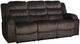 New Classic® Home Furnishings Willow Brown Manual Dual Reclining Sofa-0