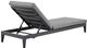 Armen Living Menorca Grey Outdoor Patio Adjustable Chaise Lounge Chair -3