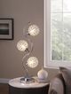 Coaster® Amberley Chrome 3-Light Curvy Metal Table Lamp -4