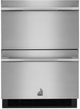 JennAir® Rise™ 24" 4.7 Cu. Ft. Stainless Steel Double Refrigerator Drawers-0