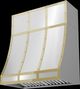 Zephyr Forte 36" x 12" Polished Gold Duct Cover Banding Kit-5