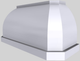 Vent-A-Hood® Designer Series 60" White Wall Mounted Range Hood-5