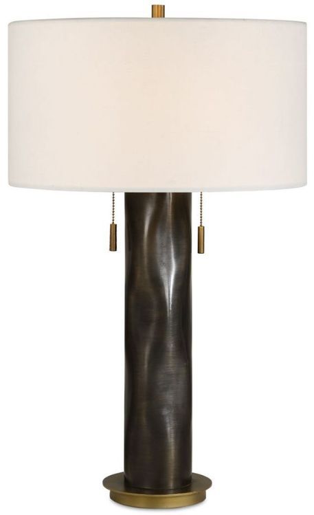 Uttermost® Carmine Dark Bronze Table Lamp-4