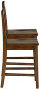 Linon Tory 2-Piece Walnut Counter Stool Set-4