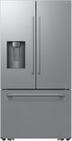 Samsung Bespoke AI 36" 29 Cu. Ft. Fingerprint Resistant Stainless Steel French Door Refrigerator with Sphere Ice™ -0