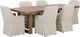 Liberty Furniture Shaker Lakes 7-Piece Harvest Brown/Taupe Double Pedestal Table Set-0