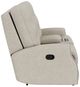 Flexsteel® Devon Driftwood Reclining Loveseat with Console-2