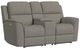 Flexsteel® Henry Fog Power Reclining Loveseat with Console and Power Headrests-0