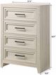 Crown Mark Lorraine White Chest-2