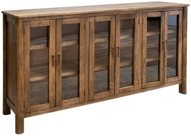 International Furniture Direct Olimpia Brown Console-0
