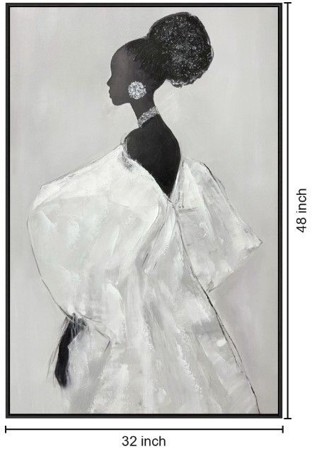 Classy Living Mindful Elegant Silhouette I Wall Art-2