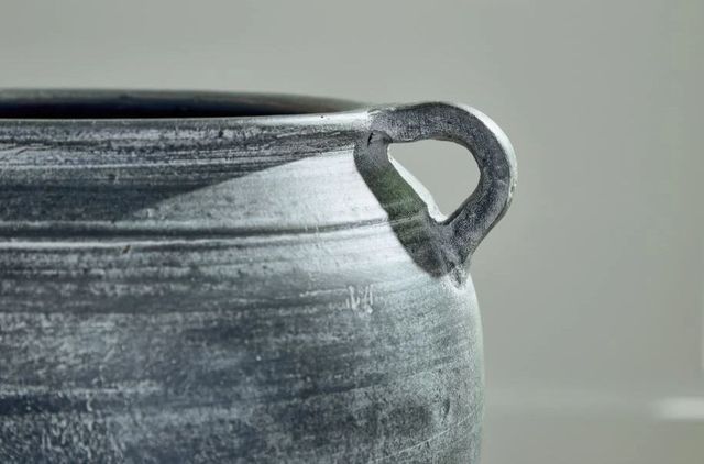 Signature Design by Ashley® Meadie Distressed Blue Vase-2