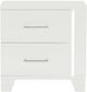 Mazin Furniture Kerren White Nightstand-0