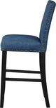 New Classic® Home Furnishings Crispin 2-Piece Marine Blue Bar Chair Set-2