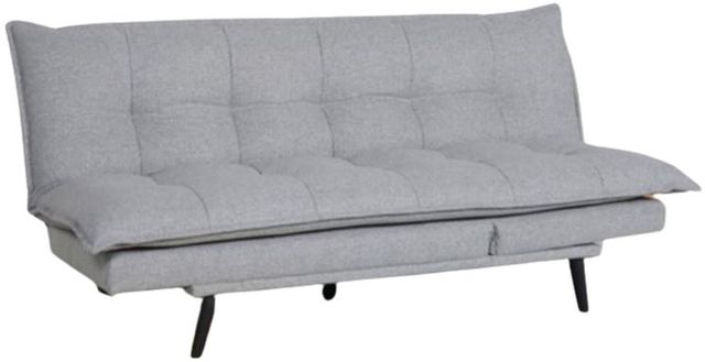 Milton Greens Stars Light Gray Multi-Functional Click Clack Plush Futon-0