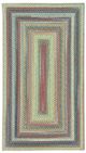 Capel Rugs Americana Colony Blue 27" x 48" Concentric Rectangle Throw Rug-0