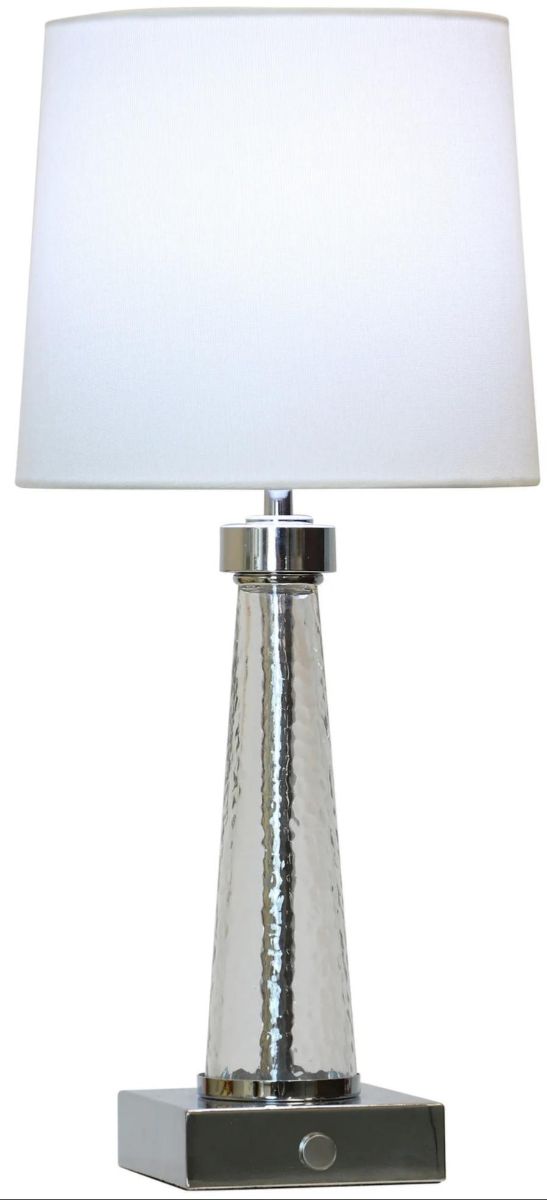 Stylecraft Chrome Portable Rechargeable LED Lamp-4