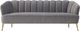 TOV Furniture Daisy Petite Grey Velvet Sofa-2