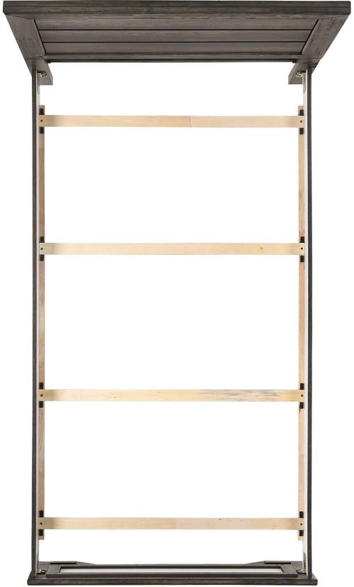 Elements International Nathan 4-Piece Gray Oak Youth Twin Panel Bedroom Set-3