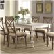 Riverside Furniture Aberdeen Weathered Worn White Rectangular Dining Table-1