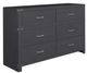 Bernards Fairborne 4-Piece Chalkboard Queen Full Bedroom Set-3