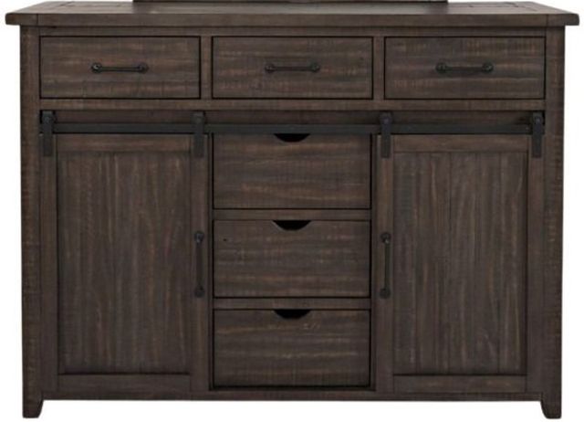 Jofran Inc. Madison County Barnwood Barn Door Dresser-2