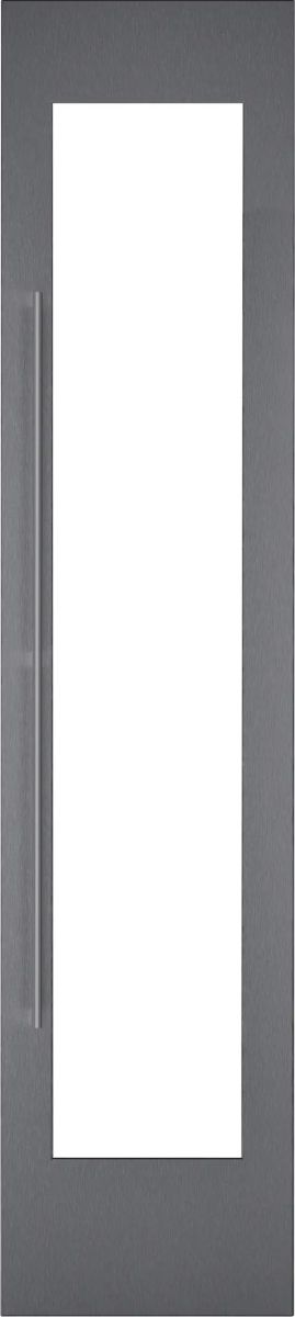 Gaggenau Vario Cooling Expressive Series 18" Dark Brushed Stainless Steel Frame Wine Column Door Panel, Right-Hinge-0