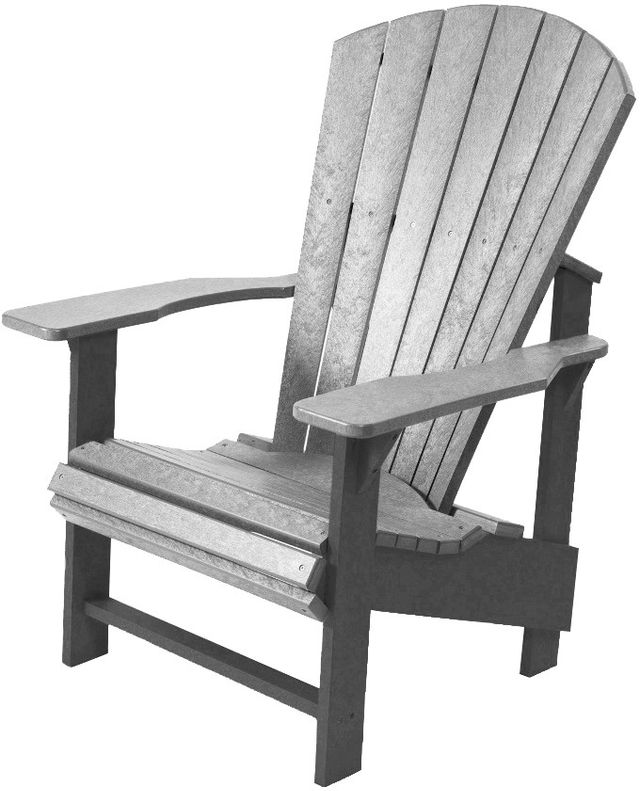 C.R. Plastic Generation Line Slate/Light Grey Upright Adirondack-1