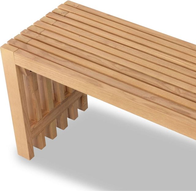 Modus Furniture Tanner Flaxen Dining Bench-4